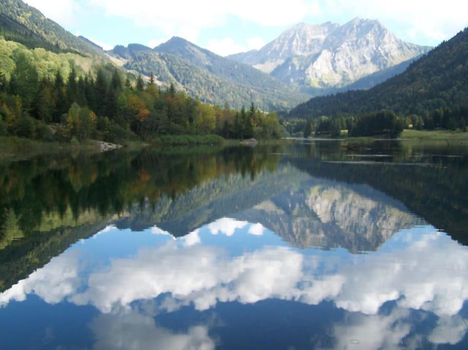 Appartement Montagne La Vallee Verte Coeur Station Hirmentaz Bellevaux Kültér fotó