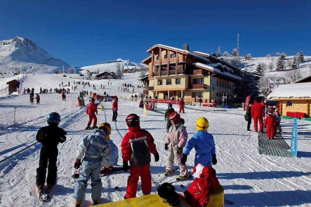 Appartement Montagne La Vallee Verte Coeur Station Hirmentaz Bellevaux Kültér fotó