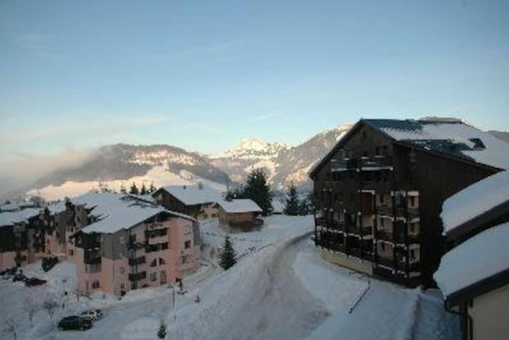 Appartement Montagne La Vallee Verte Coeur Station Hirmentaz Bellevaux Kültér fotó
